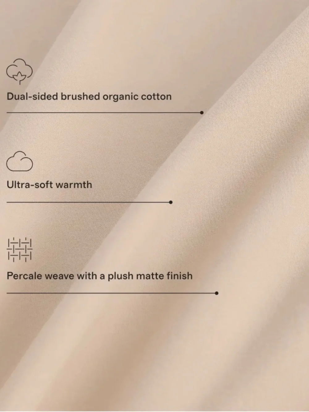 Quince Organic Brushed Cotton Sheet Set - No fitted sheet